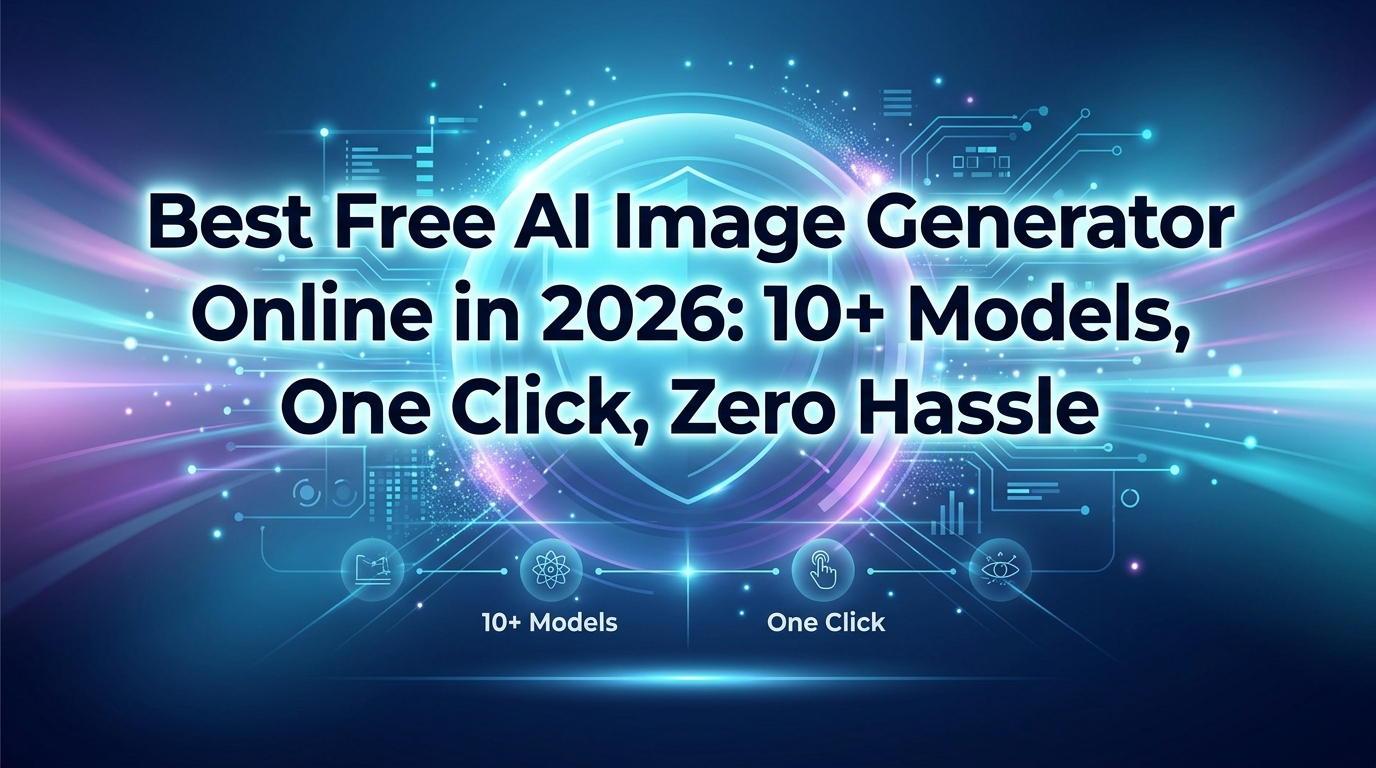 Best Free AI Image Generator Online in 2026: 10+ Models, One Click, Zero Hassle