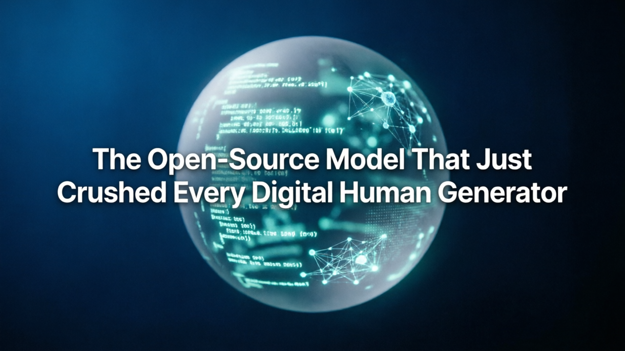 daVinci-MagiHuman: The Open-Source Model That Just Crushed Every Digital Human Generator