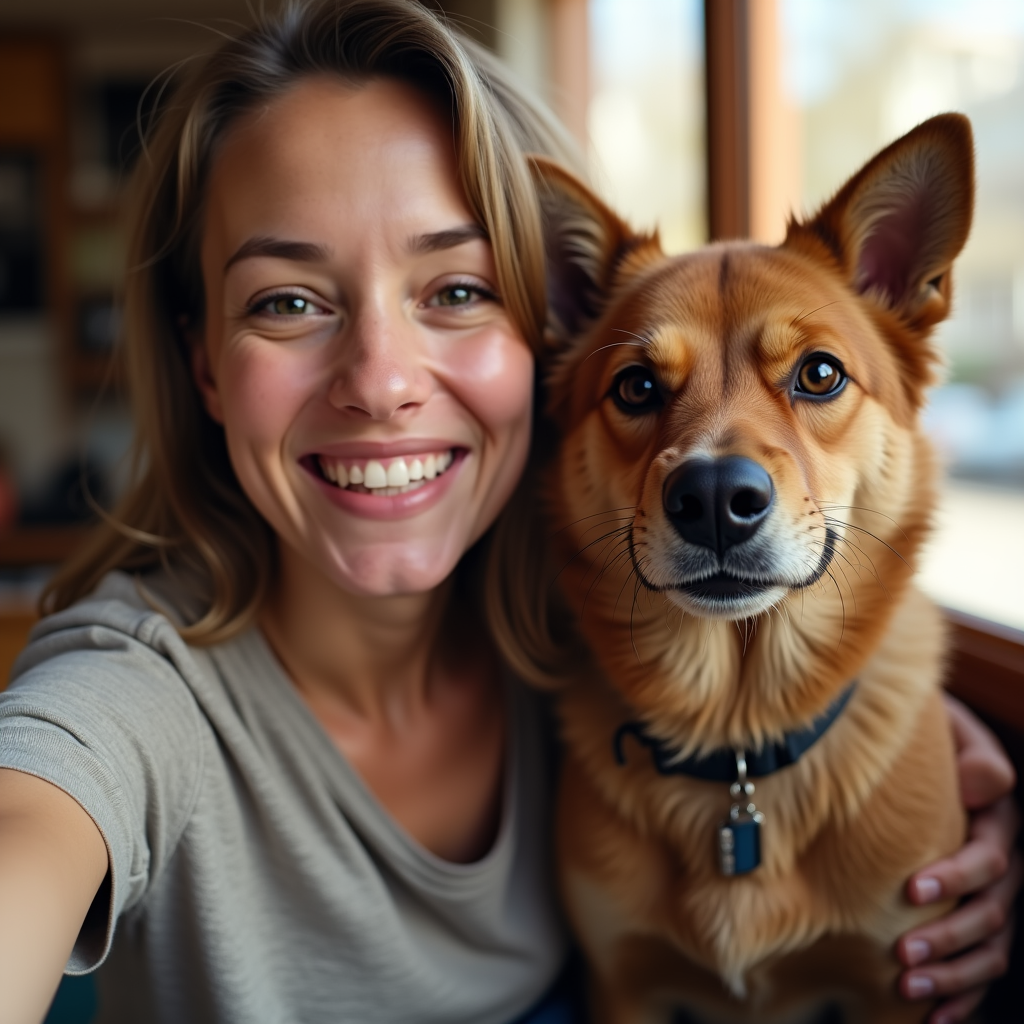 AI Dog Selfie - Generate adorable pet photos with AI