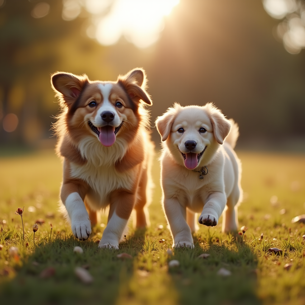 Animated Pet Interactions - Generate lifelike video clips of dogs playing, running, and interacting with the