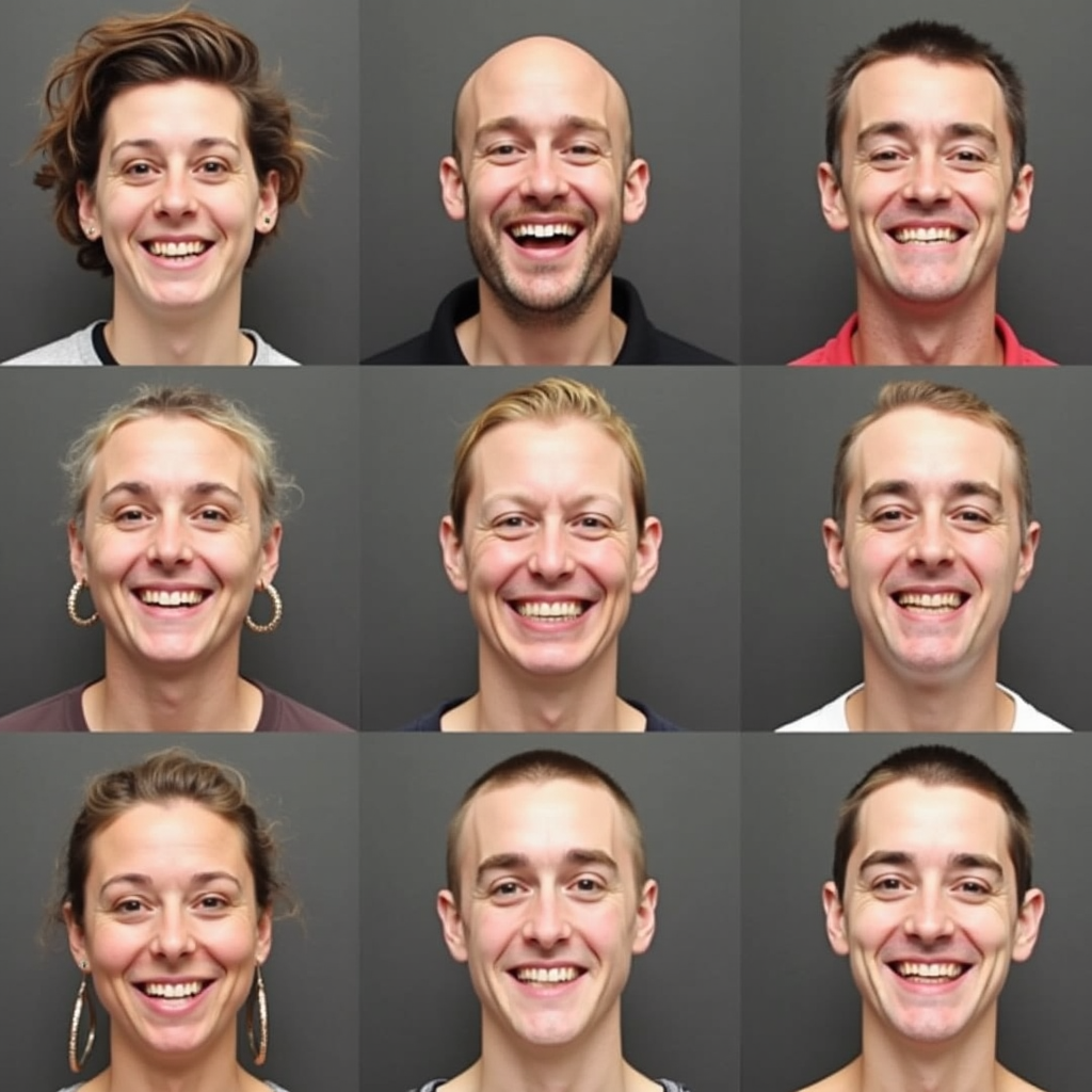 Group Photo Support - Process group photos with multiple faces in a single request. Each face receives