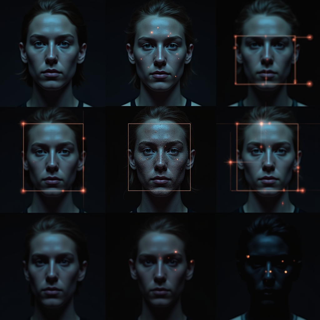 Multi-Face Detection & Mapping