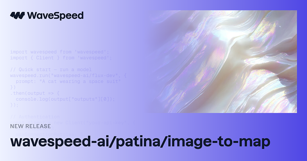 Patina Image to Map | Fast Image Editing API | WaveSpeedAI