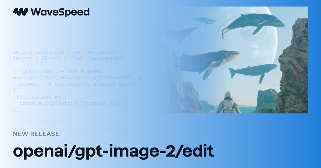 GPT Image 2 Edit | Fast Image Editing API | WaveSpeedAI