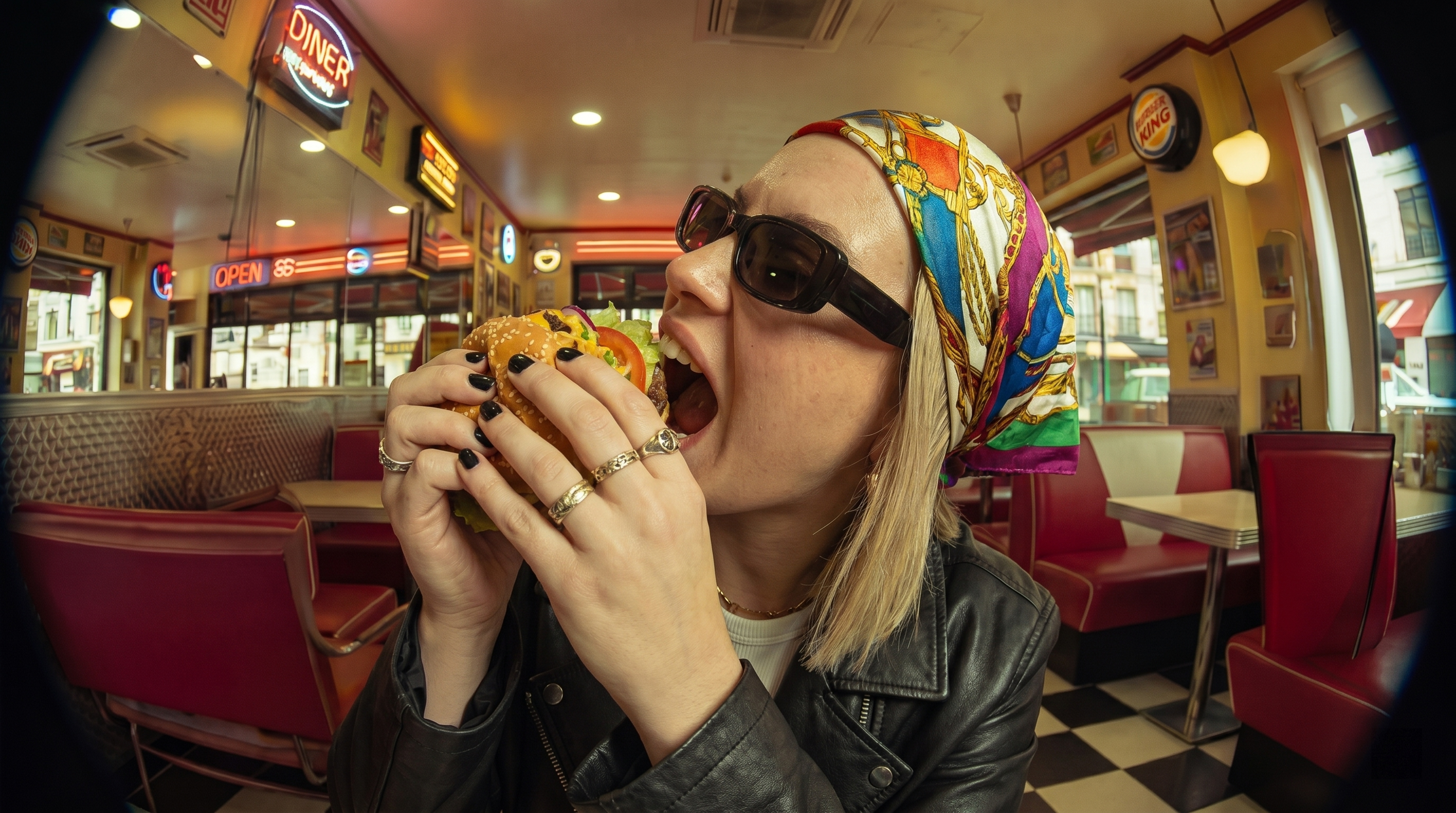 Concept - Futuristic city transit hub at sunrise, clean architectural lines, cinematic atm