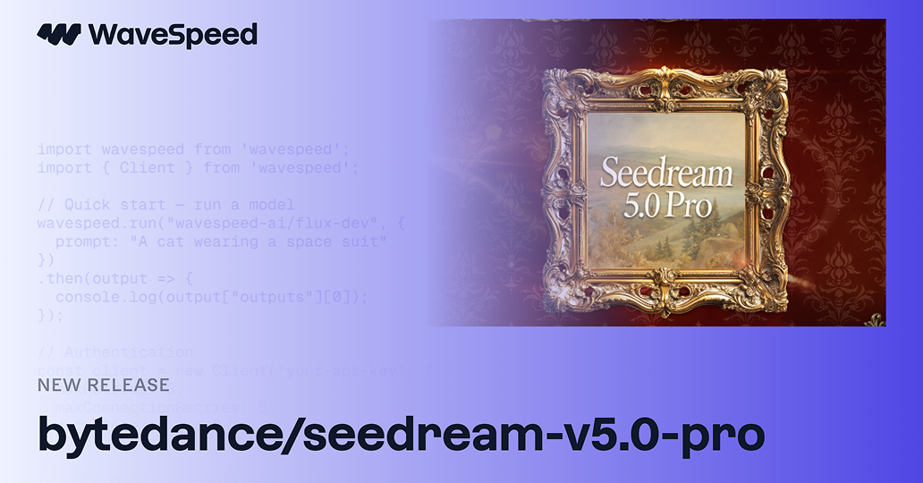 Seedream V5.0 Pro Text to Image API | WaveSpeedAI