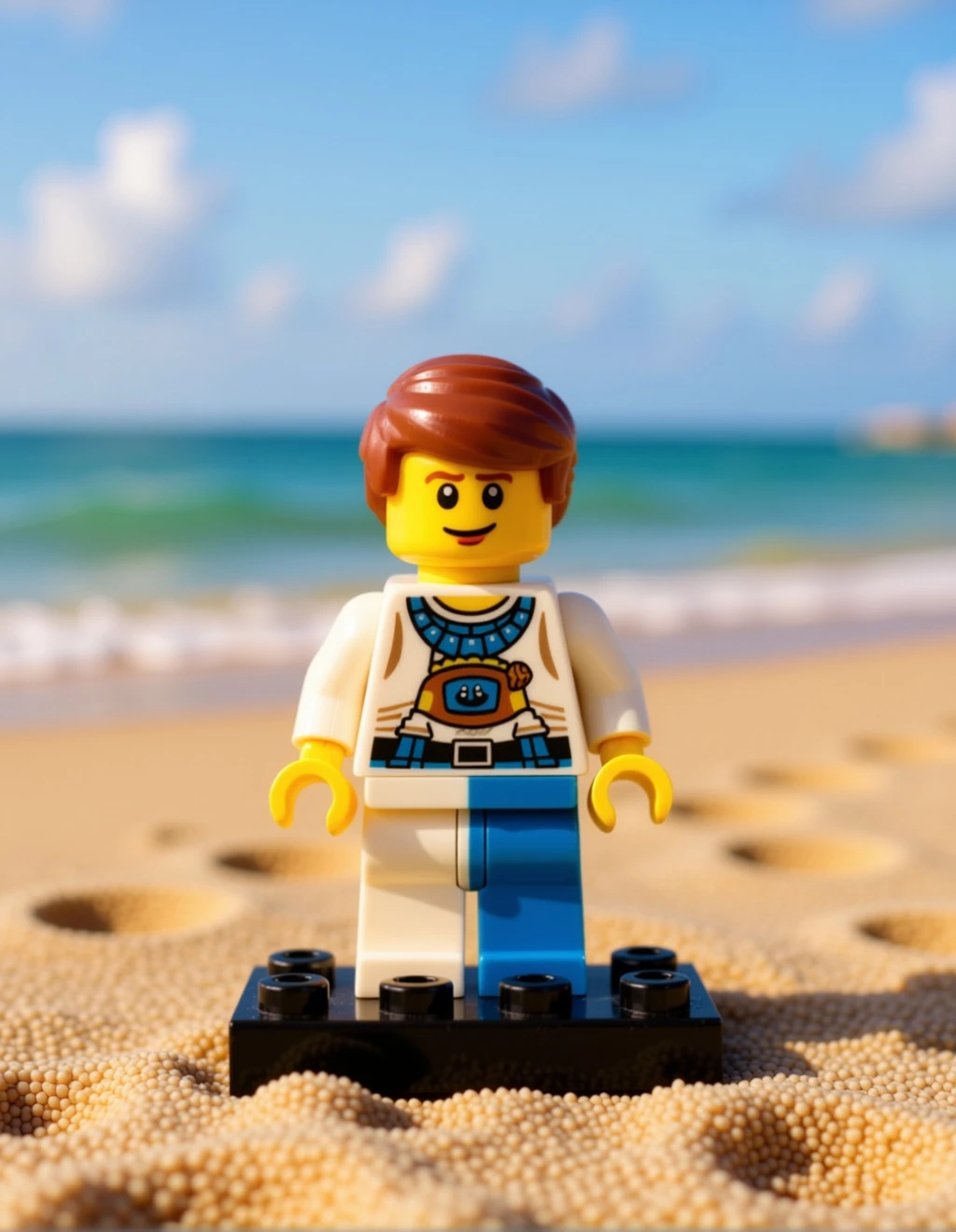 Change the background to the seaside