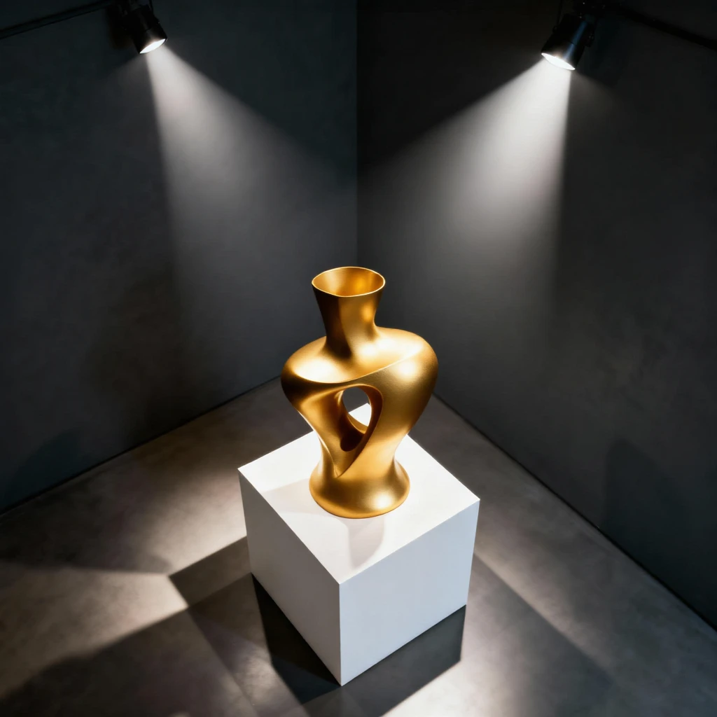 Turn the statue into solid gold