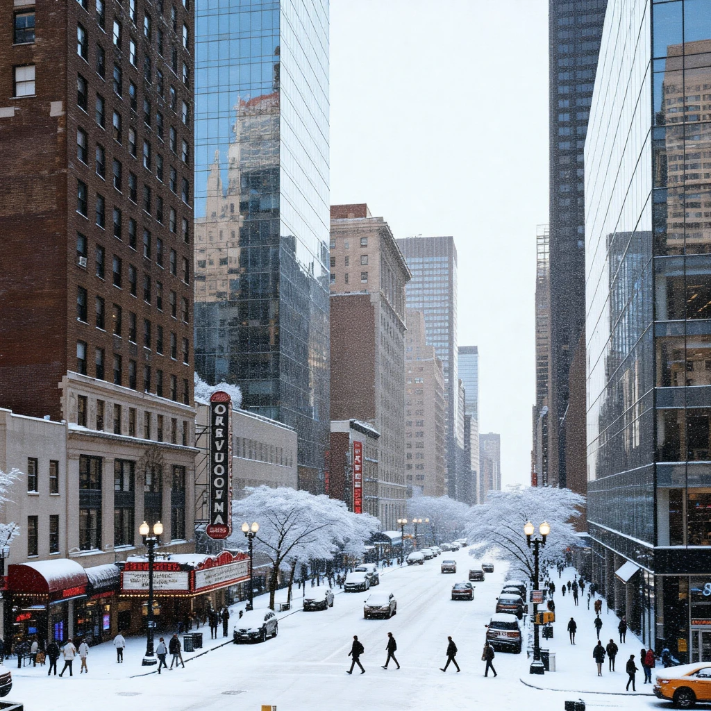 Change the season to snowy winter