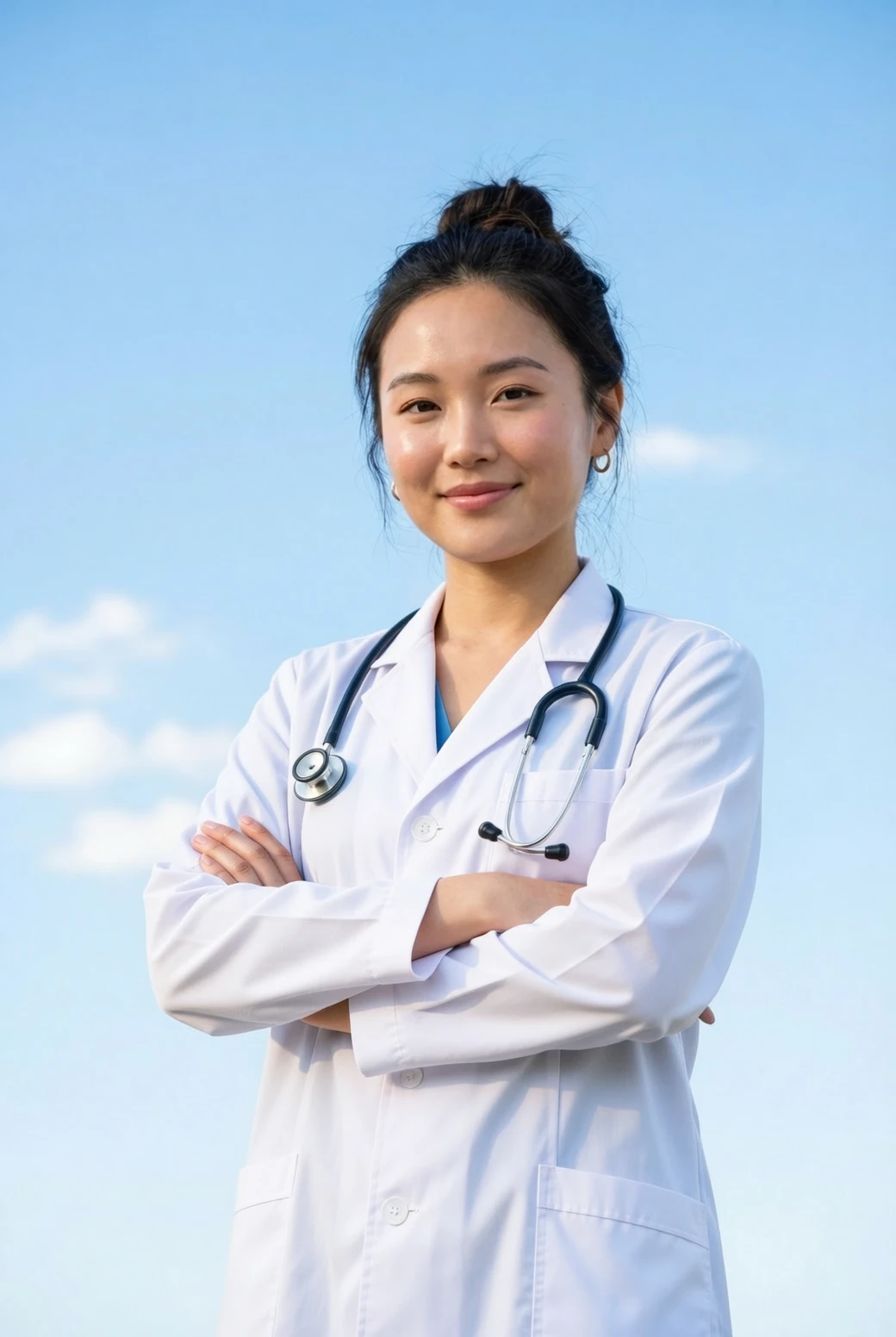 Change the nurse into a doctor.
