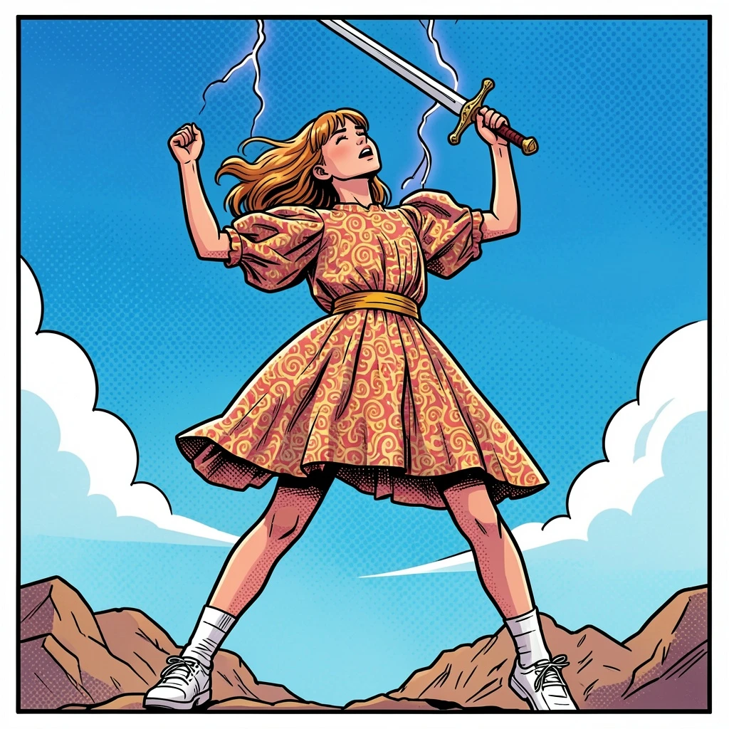 make it a comic style
