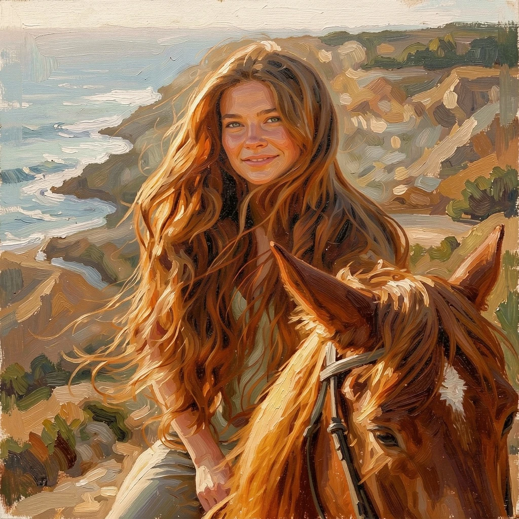 Change image1 to the oil painting style