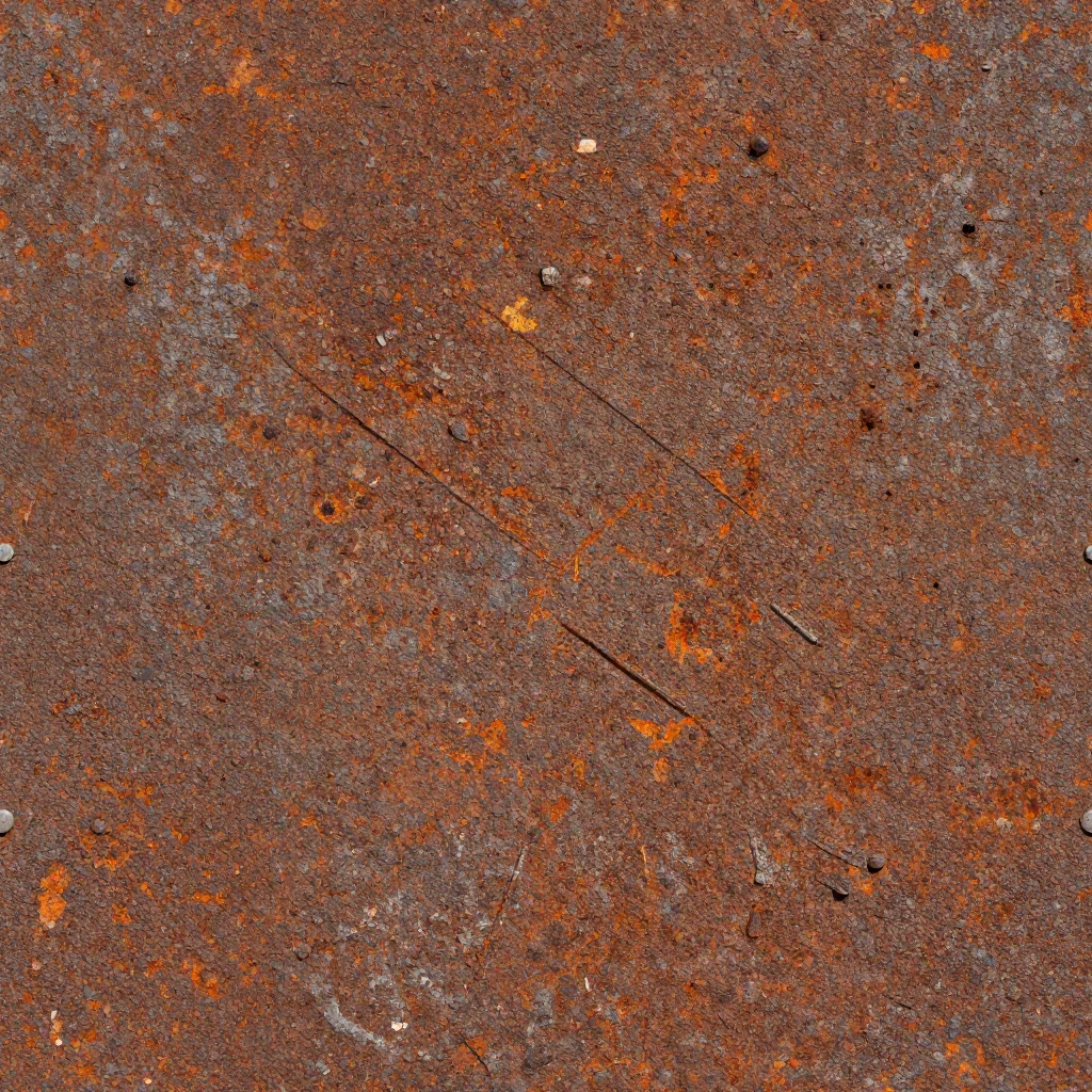 rusted iron plate