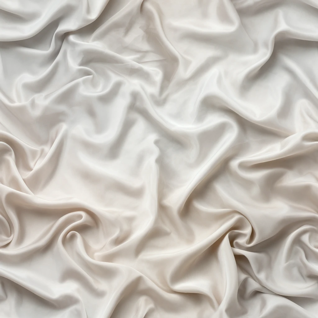 crumpled silk fabric