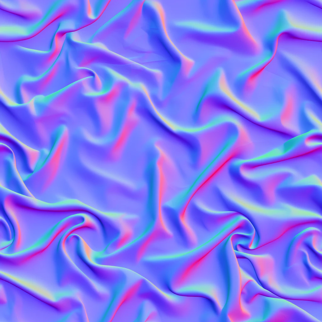 crumpled silk fabric