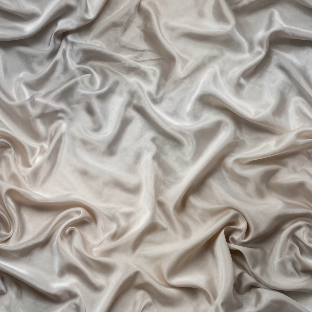 crumpled silk fabric