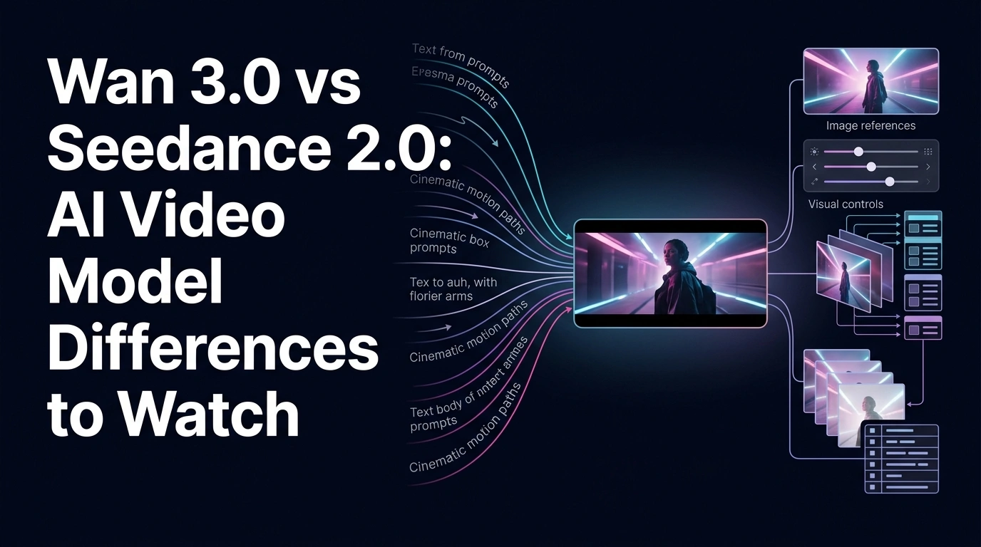 Wan 3.0 vs Seedance 2.0: AI Video Model Differences to Watch