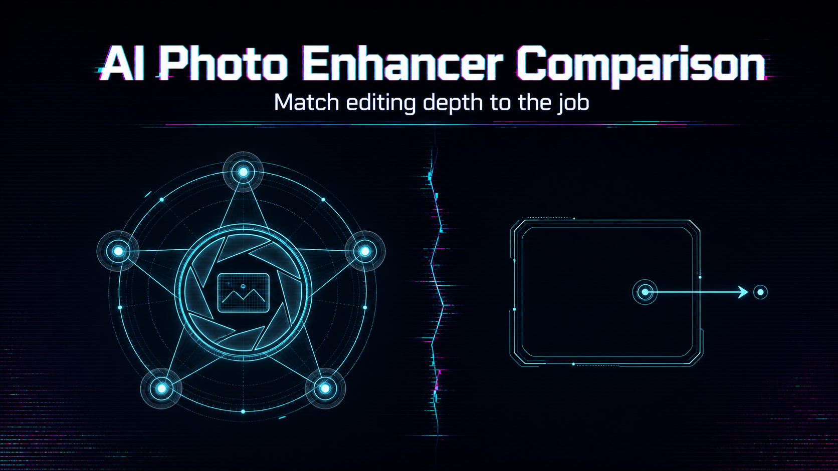 AI Photo Enhancer Comparison by Workflow