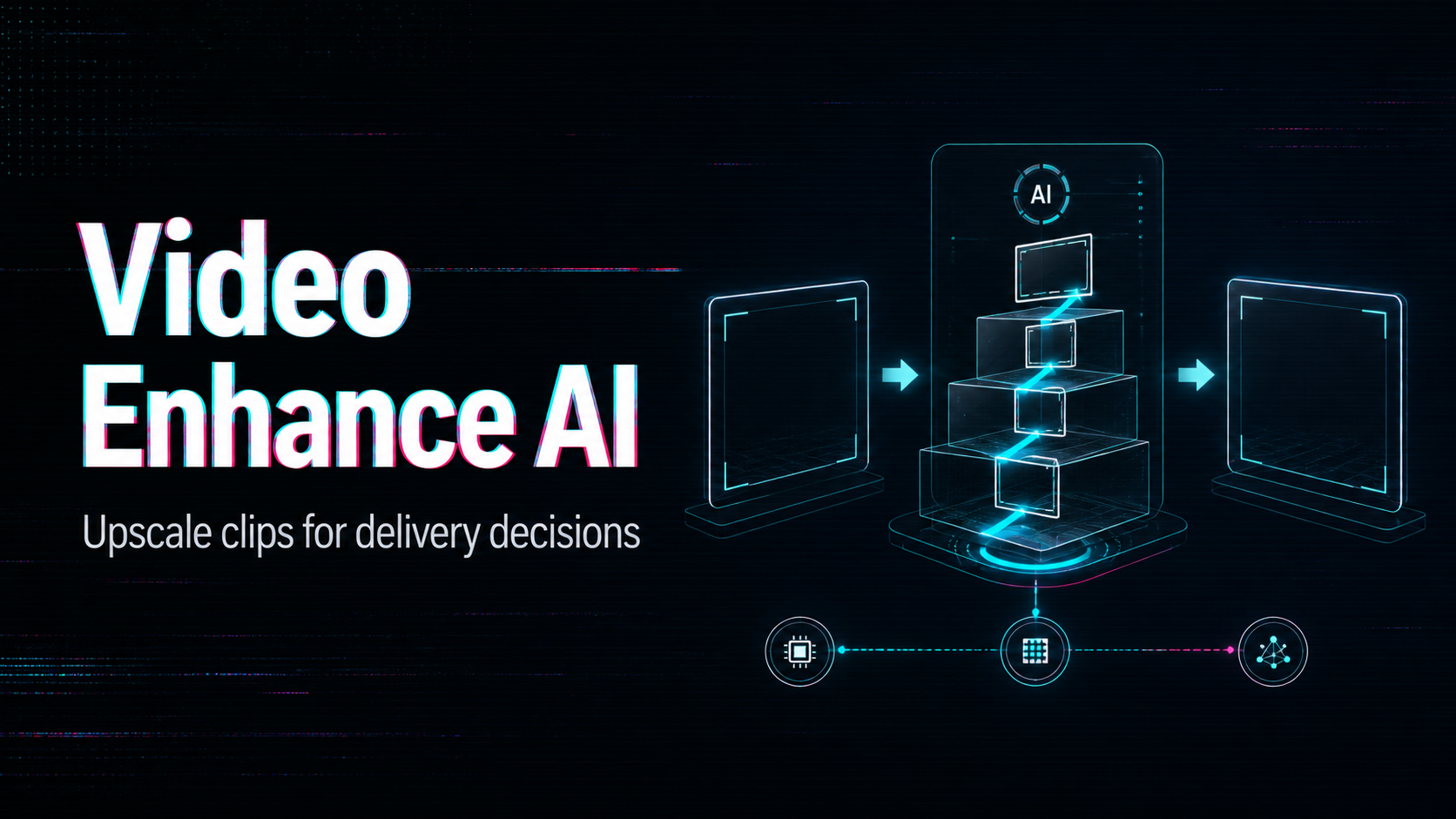 Video Enhance AI for 720p to 4K Output