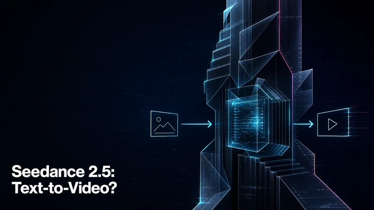 Does Seedance 2.5 Support Text-to-Video?