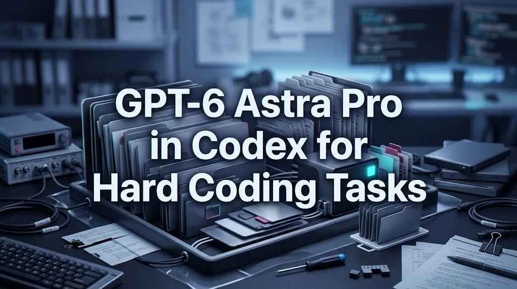 GPT-6 Astra Pro in Codex for Hard Coding Tasks