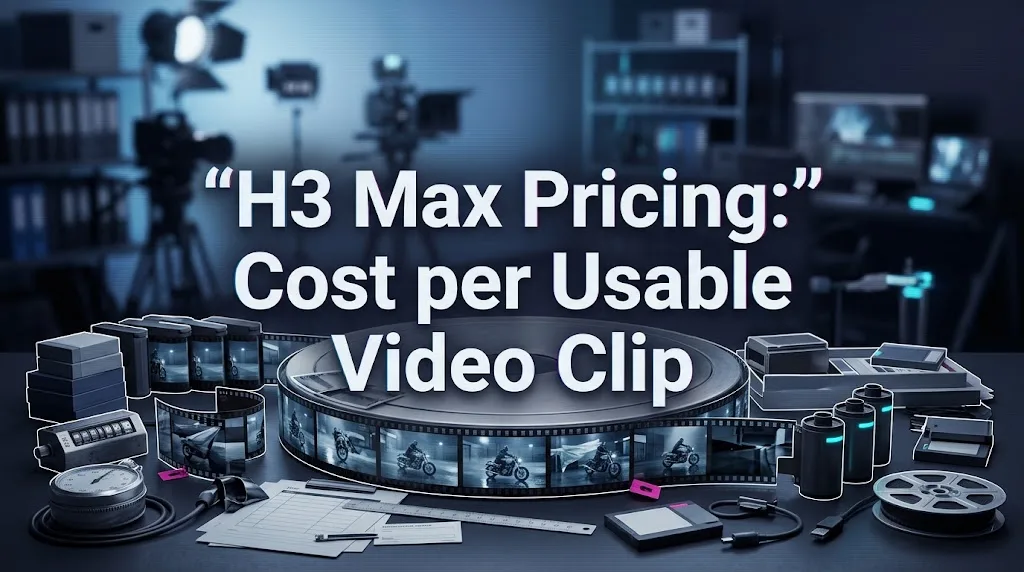 H3 Max Pricing: Cost per Usable Video Clip