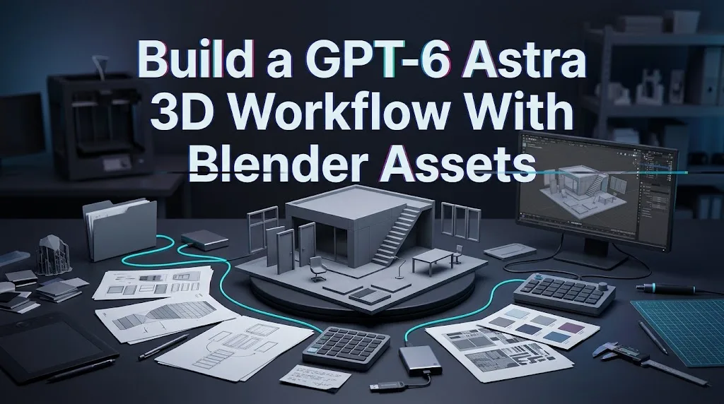Build a GPT-6 Astra 3D Workflow With Blender Assets