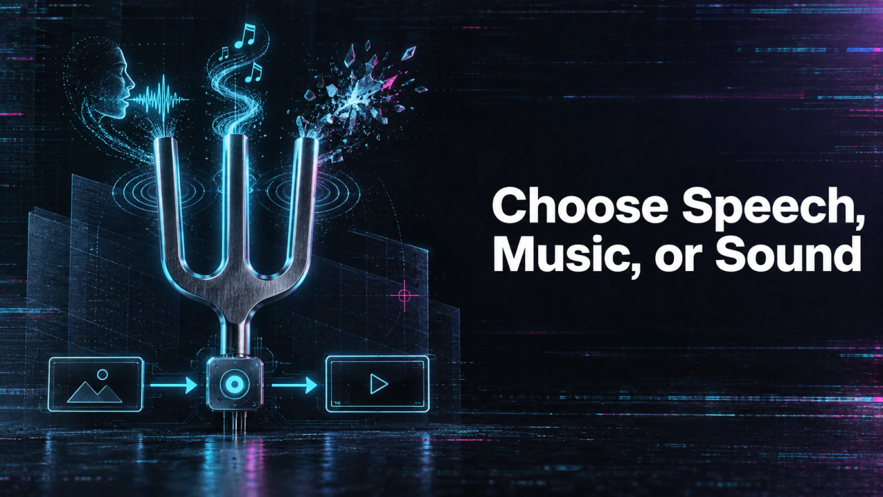 AI Audio Generator: Choose Speech, Music, or Sound