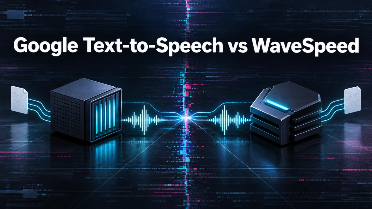 Google Text to Audio vs WaveSpeed Speech Models