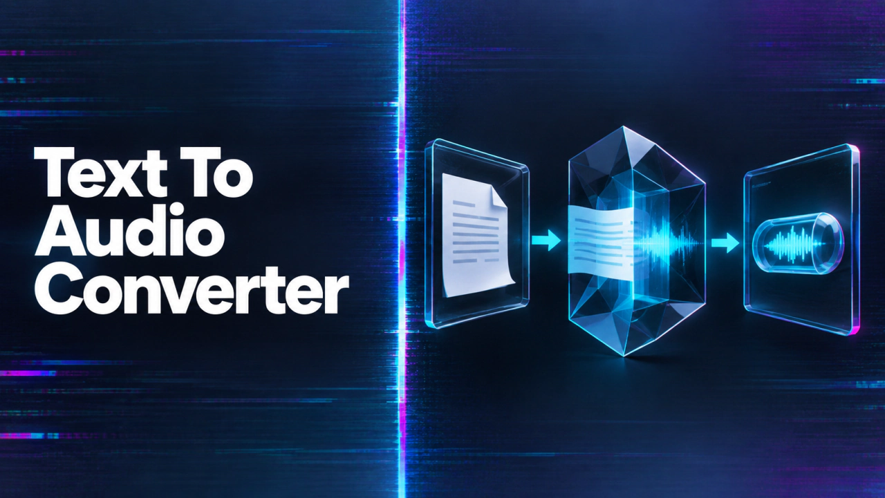 Text to Audio Converter for Downloadable Speech