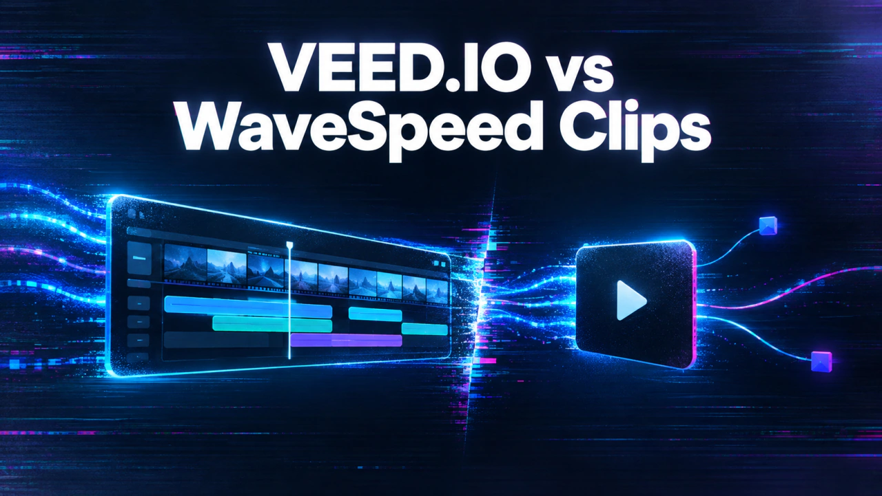VEED.IO AI Text to Video vs WaveSpeed Model Clips