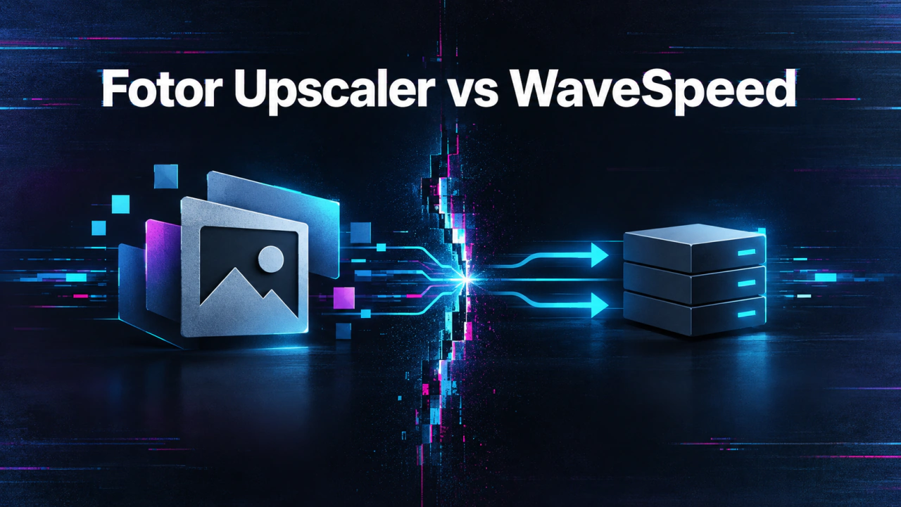 Fotor Image Upscaler vs WaveSpeed Image Delivery
