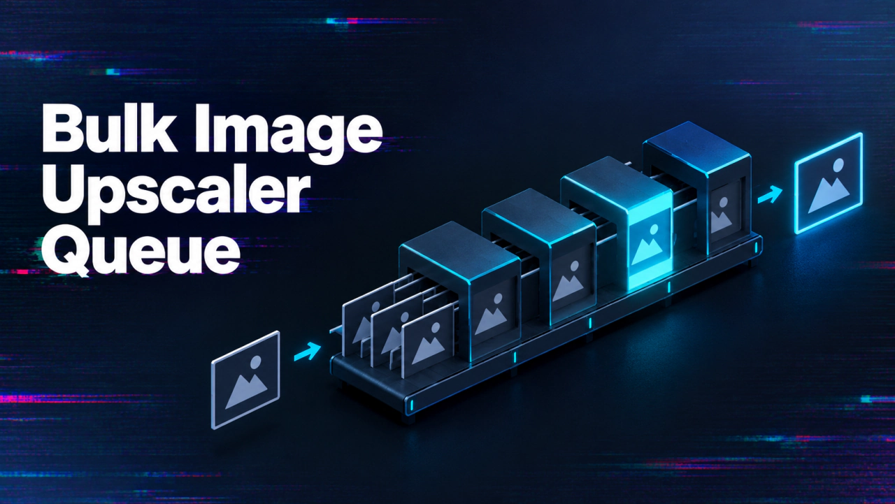 Bulk Image Upscaler Workflow with an Application Queue