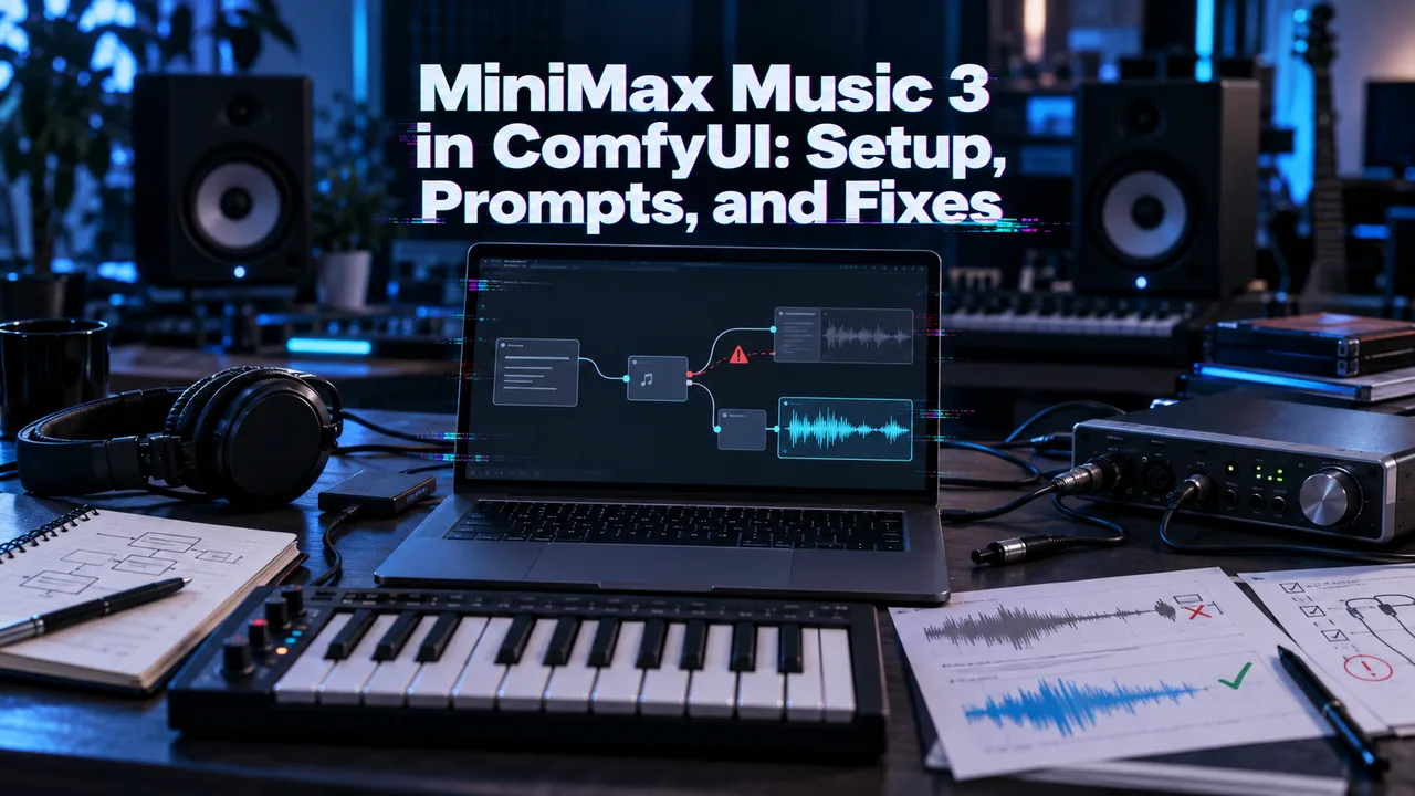 MiniMax Music 3 in ComfyUI: Setup, Prompts, and Fixes