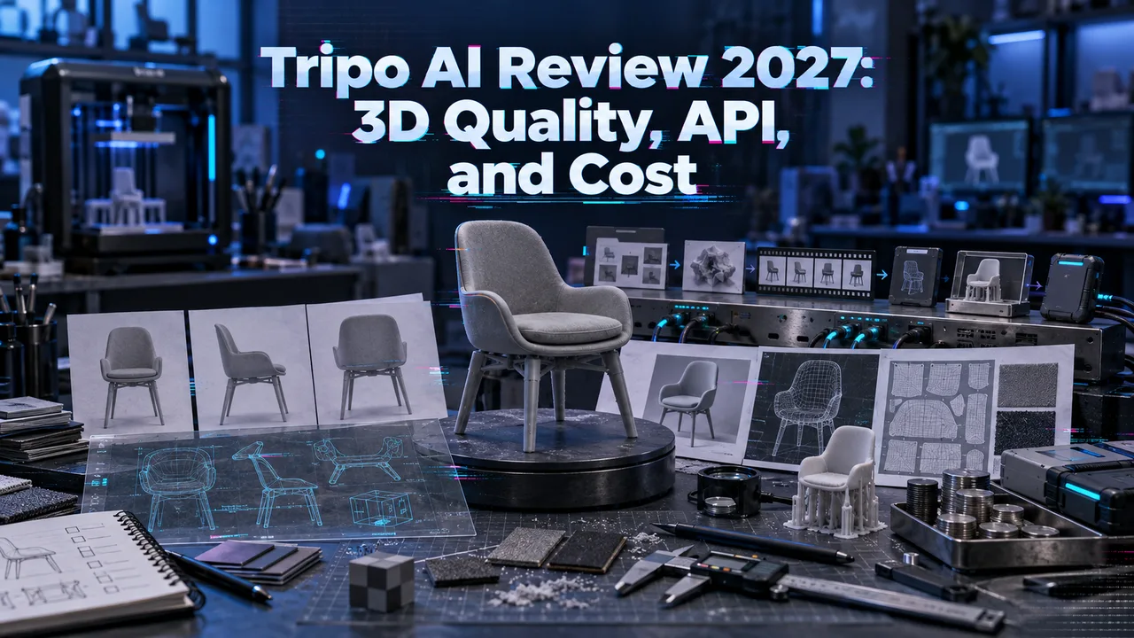 Tripo AI Review 2027: 3D Quality, API, and Cost