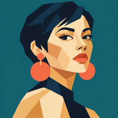 Geometric portrait