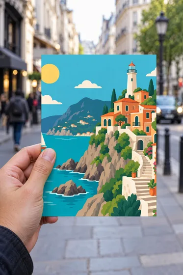 Flyer in hand