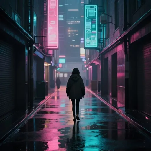 Neon alley