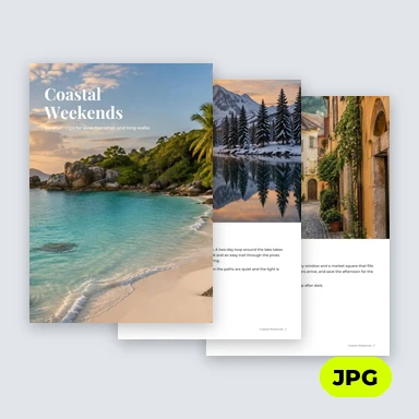 Travel brochure