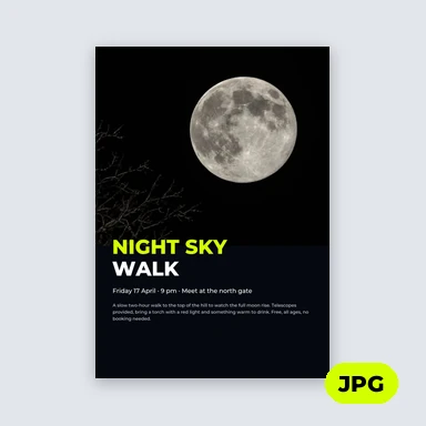 Event poster