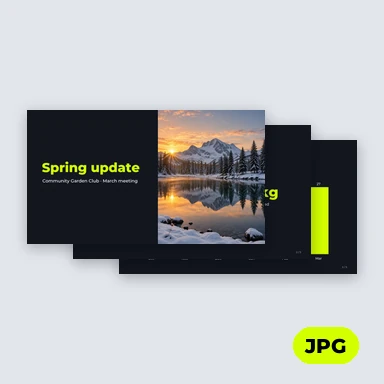 Slide deck