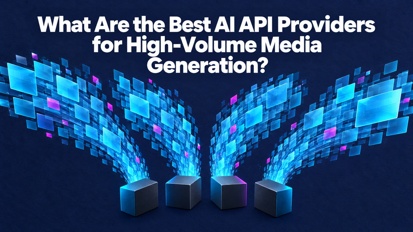 What Are the Best AI API Providers for High-Volume Media Generation?