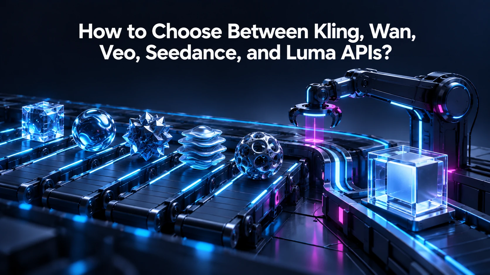 How to Choose Between Kling, Wan, Veo, Seedance, and Luma APIs?