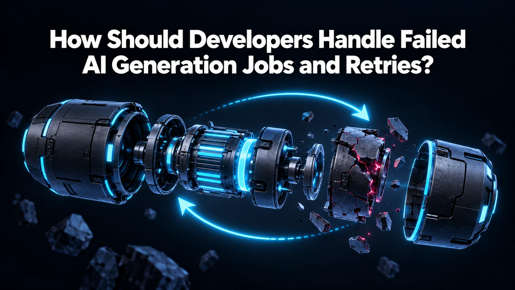 How Should Developers Handle Failed AI Generation Jobs and Retries?
