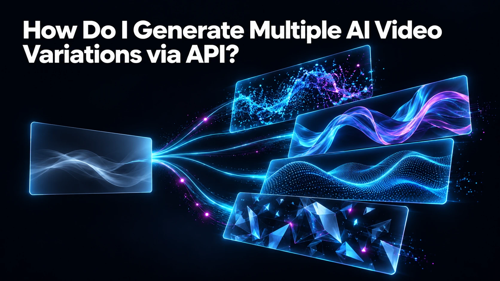 How Do I Generate Multiple AI Video Variations via API?