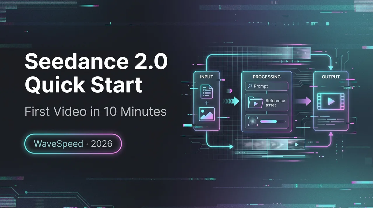 Seedance 2.0 Quick Start on WaveSpeed: First Video in 10 Minutes