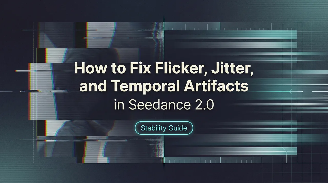 How to Fix Flicker, Jitter, and Temporal Artifacts in Seedance 2.0
