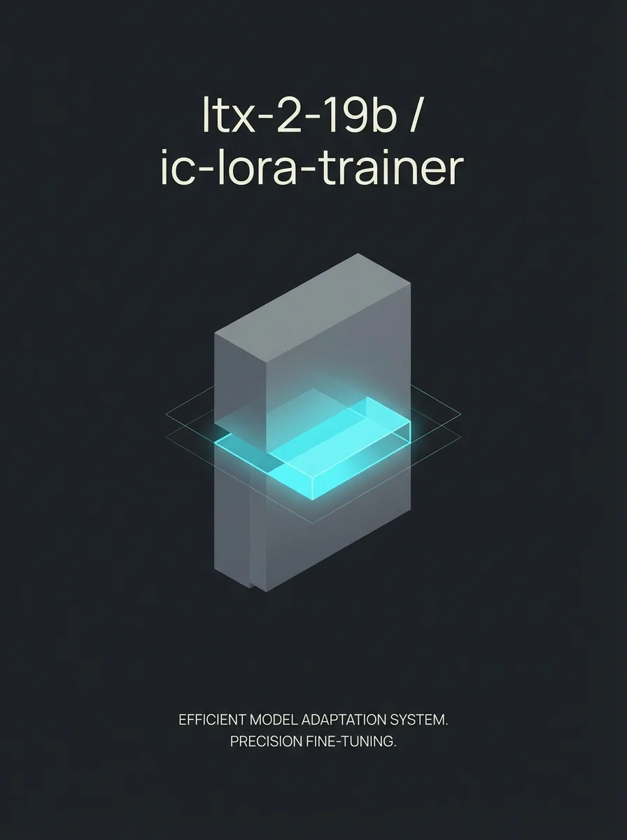 Presentamos LTX 2 19b Ic LoRA Trainer en WaveSpeedAI