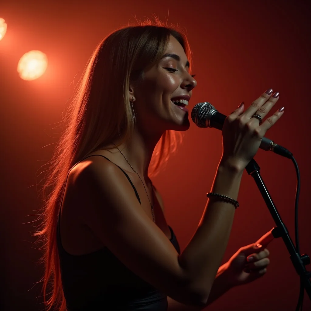 Pop Ballad AI singing video by @vocal_ai — Photorealistic virtual singer performing an intimate pop bal