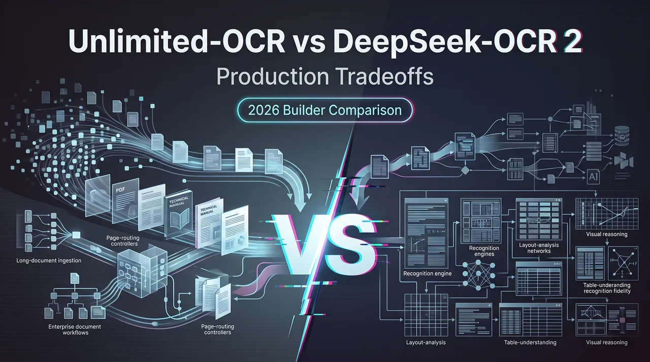 Unlimited-OCR vs DeepSeek-OCR 2: Production Tradeoffs
